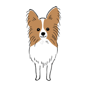 可爱 卡通 插图 狗 dog 犬 免扣 