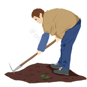 五一 劳动节 农民 耕地 锄头 土地 