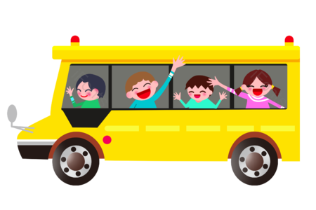 开学季 校车 学生 上学 新学期