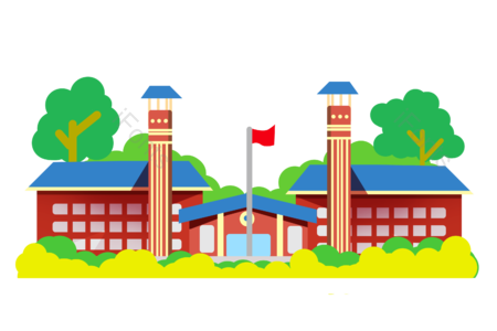 开学季 校园 学校 建筑物 新学期