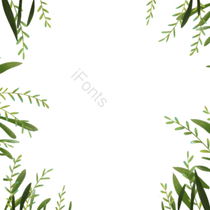 绿植 树叶 植物 草 手绘 png免抠 装饰 春季