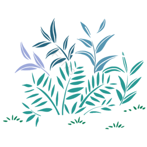 手绘 卡通 植物 植被 免抠 素材 春天 春暖花开