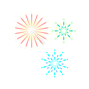节日 七夕 情人节 庆祝 烟花 爆竹 装饰