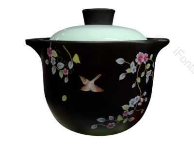 陶瓷锅 花色系砂锅 火锅锅子 煲粥锅 厨房餐具 实物