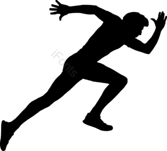 跑步 运动 纯色 效果图 简图 摆臂 田径 运动会