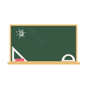 简约 学生 黑板 课堂 文具 手绘