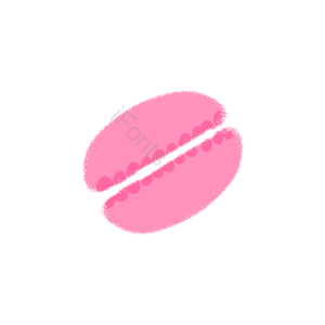 马卡龙 粉色 插画 psd png 美食