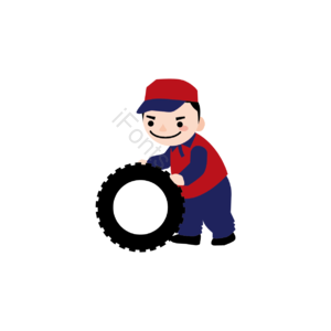 加油站 汽车 卡通 免扣 插图 加油