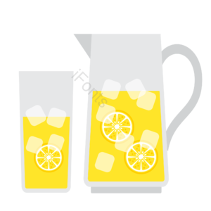 维生素 水果 美白 黄色 水杯 壶 柠檬水 夏天