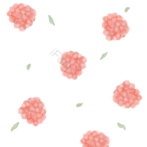 树莓水彩清新插画背景
