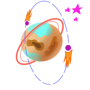 星球 行星 星星 太空素材 宇宙素材 太空卡通主题素材