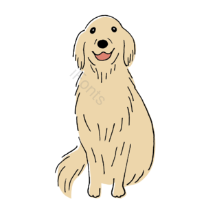 可爱 卡通 插图 狗 dog 犬 免扣 