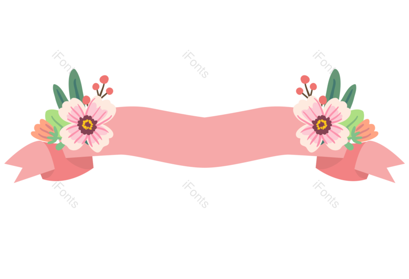 边框图片,装饰元素,母亲节PNG,花朵免抠素材