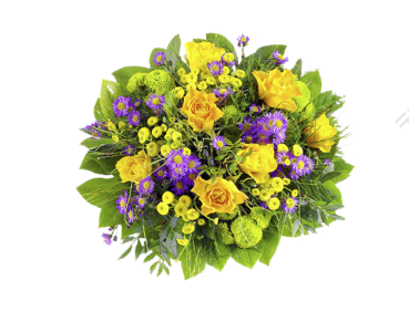 手捧花 花束 鲜花 装饰 清新 黄玫瑰