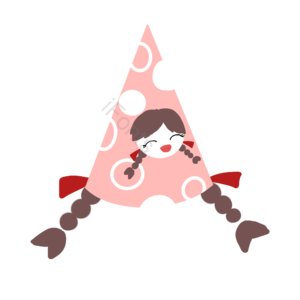 可爱  卡通  生日帽  小女孩 