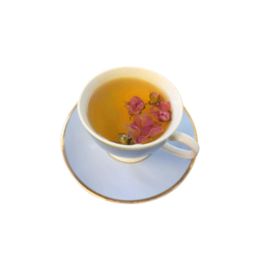 实拍 玫瑰花茶 蓝色 陶瓷 杯子 茶