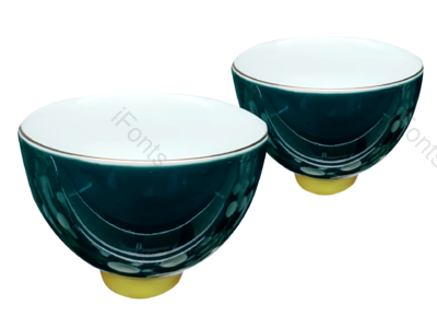 绿色系陶瓷碗 茶杯 咖啡杯 碗 喝水杯 厨房用具