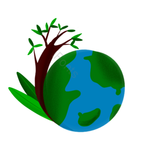 地球日 植物 噪点 手绘 植物 绿色