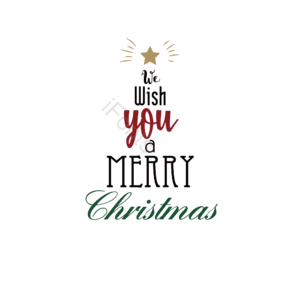 圣诞 节日 漂浮 字 花字 艺术字体 christmas 免扣
