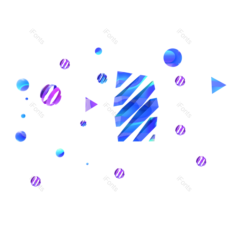 几何图片,促销元素,双12PNG,双11免抠素材