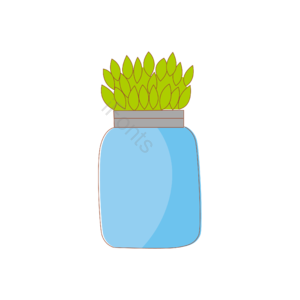 可爱 小清新 植物 扁平 仙人掌 免扣元素