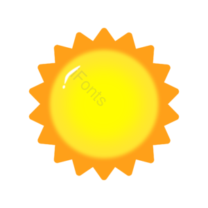 太阳 光芒 黄色太阳 阳光 卡通太阳 可爱太阳 夏天 晴天