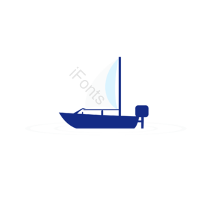 蓝色 白色 出海 海航 捕捞 渔夫 帆船