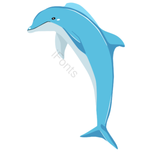 海豚 海 大海 动物 鱼 卡通 手绘