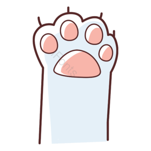 猫爪 掌心 表情 图标 卖萌 猫