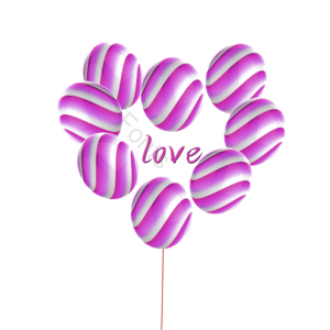 爱心 粉色 love 双十一 告白 海报装饰