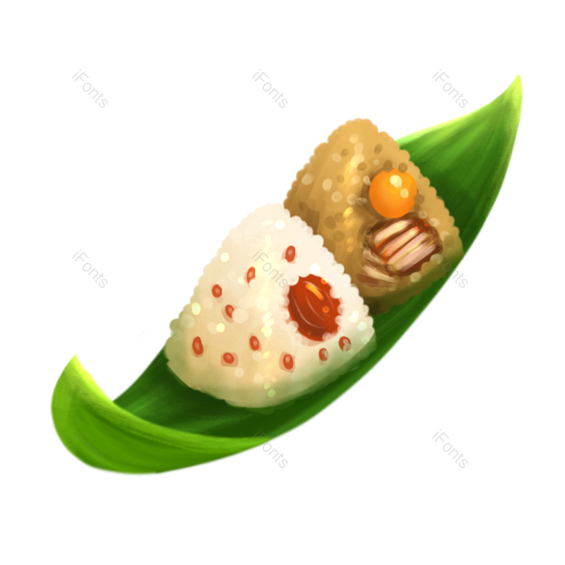 装饰图片,端午节元素,美食PNG,粽叶免抠素材