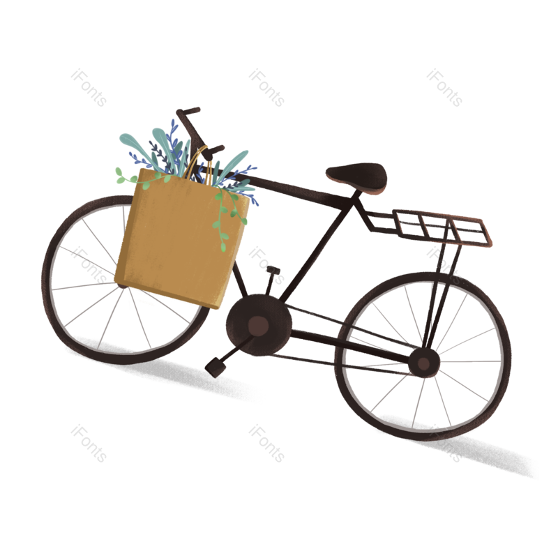 插画图片,植物元素,手绘PNG,免抠素材