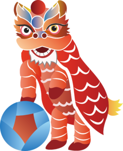 国潮 中国风 国风 舞狮 舞球 国潮来袭 