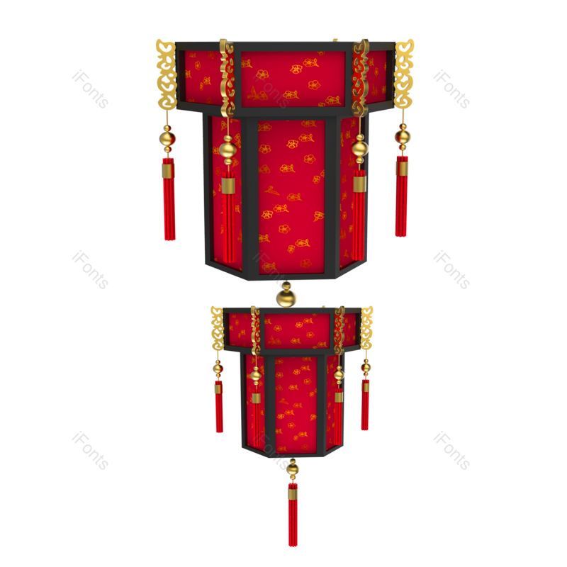 春节图片,灯笼元素,元宵节PNG,海报装饰免抠素材
