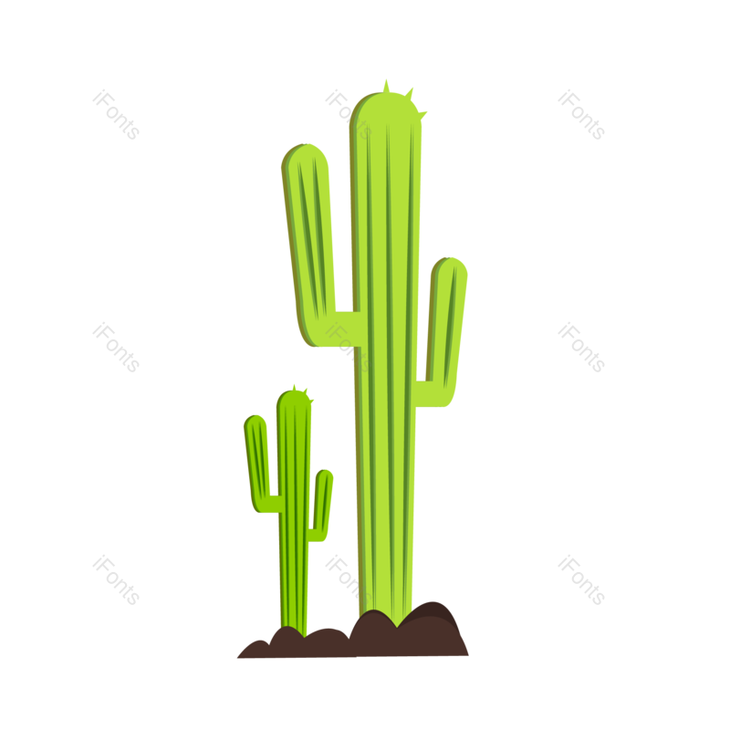 沙漠图片,绿色元素,植物PNG,免抠素材