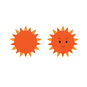 红色 太阳公公 刺眼 温暖 照射 阳光