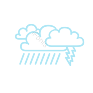 图标   雷加雨 天气 插图 png psd