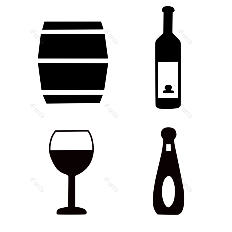 图标图片,酒杯元素,葡萄酒PNG,免抠素材