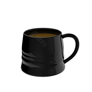 杯子 黑色 陶瓷杯子 喝水 咖啡杯 水杯