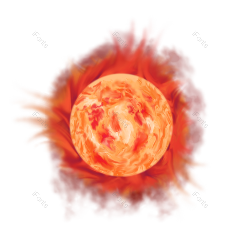 夏日图片,太阳元素,手绘PNG,免抠素材