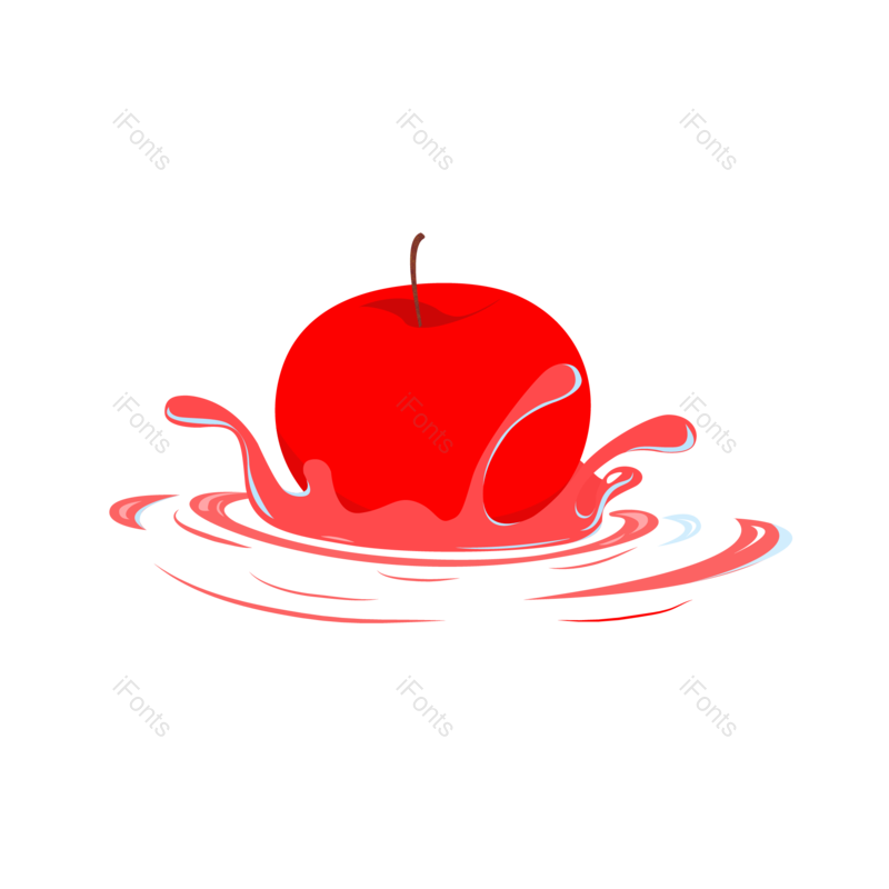 水果图片,苹果元素,果汁PNG,红色免抠素材