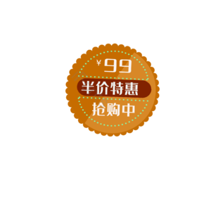 半价特惠 打折促销 促销活动 限量秒杀 热门商品 限时活动促销 促销标签