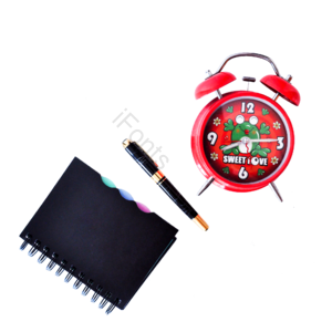 办公文具 办公用品 笔记本 办公 笔记本 闹钟
