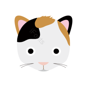 可爱 小清新 动物 小猫 扁平化 动物森友会