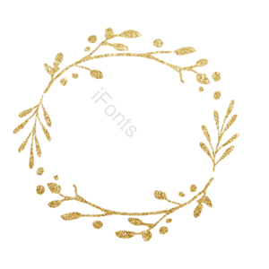 金色 金粉 树枝 边框 鎏金 植物 植树节