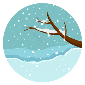 霜降 冬天 雪 树枝 二十四节气 传统节气