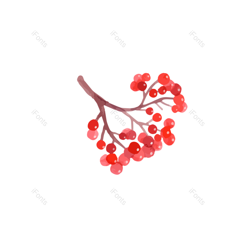 装饰图片,秋天元素,红色PNG,免抠素材