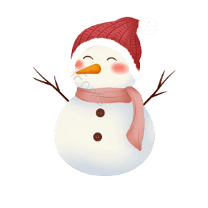 中国传统二十四节气 立冬 雪人 冬天 节日节气 设计元素