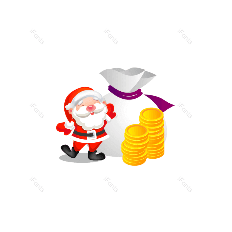 送礼物图片,设计元素元素,圣诞老人PNG,礼物免抠素材