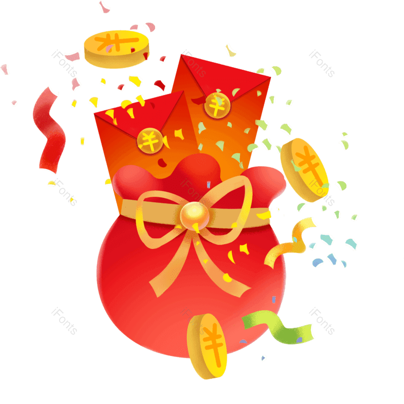 购物狂欢图片,设计元素元素,年货节PNG,红包免抠素材